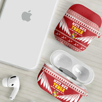 Tonga Rugby Christmas AirPods Case Mate Maa Tonga Ngatu Pattern LT14 - Polynesian Pride