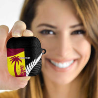 New Zealand and West Indies Cricket Custom AirPods Case Black Cap Windies Together - Polynesian Pride