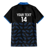 New Zealand Silver Fern Cricket Custom Family Matching Mermaid Dress and Hawaiian Shirt Black Cap T20 Version - Polynesian Pride
