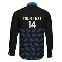 New Zealand Silver Fern Cricket Custom Family Matching Mermaid Dress and Hawaiian Shirt Black Cap T20 Version - Polynesian Pride