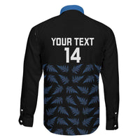 New Zealand Silver Fern Cricket Custom Family Matching Short Sleeve Bodycon Dress and Hawaiian Shirt Black Cap T20 Version - Polynesian Pride