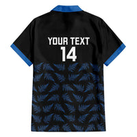 New Zealand Silver Fern Cricket Custom Hawaiian Shirt Black Cap T20 Version LT14 - Polynesian Pride