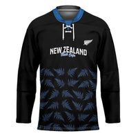 New Zealand Silver Fern Cricket Custom Hockey Jersey Black Cap T20 Version LT14 Unisex Black - Polynesian Pride