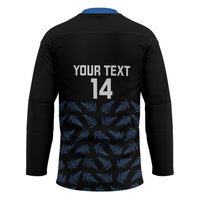 New Zealand Silver Fern Cricket Custom Hockey Jersey Black Cap T20 Version LT14 - Polynesian Pride