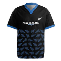 New Zealand Silver Fern Cricket Custom Rugby Jersey Black Cap T20 Version LT14 Black - Polynesian Pride