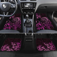 Pink Aotearoa Horse Racing Car Mats NZ Maori Pattern LT14 Set 4pcs Pink - Polynesian Pride