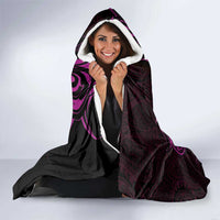 Pink Aotearoa Horse Racing Hooded Blanket NZ Maori Pattern LT14 - Polynesian Pride