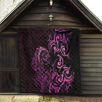 Pink Aoteara Horse Racing Quilt NZ Maori Pattern