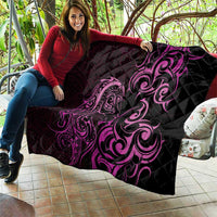 Pink Aoteara Horse Racing Quilt NZ Maori Pattern