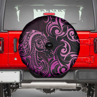 Pink Aotearoa Horse Racing Spare Tire Cover NZ Maori Pattern LT14 - Polynesian Pride