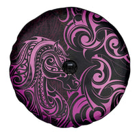 Pink Aotearoa Horse Racing Spare Tire Cover NZ Maori Pattern LT14 - Polynesian Pride