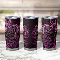 Pink Aotearoa Horse Racing Tumbler Cup NZ Maori Pattern LT14 - Polynesian Pride