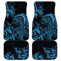 Blue Aotearoa Horse Racing Car Mats NZ Maori Pattern LT14 - Polynesian Pride