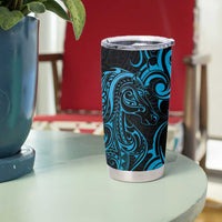 Blue Aotearoa Horse Racing Tumbler Cup NZ Maori Pattern LT14 - Polynesian Pride