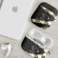 Born And Raised Aloha Hawaii AirPods Case Kanaka Kakau Hawaiian Tiare Pakalana Lei - Polynesian Pride
