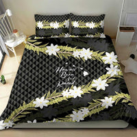 Born And Raised Aloha Hawaii Bedding Set Kanaka Kakau Hawaiian Tiare Pakalana Lei - Polynesian Pride