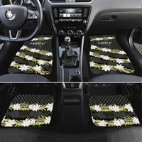 Born And Raised Aloha Hawaii Car Mats Kanaka Kakau Hawaiian Tiare Pakalana Lei - Polynesian Pride