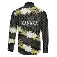 Born And Raised Aloha Hawaii Family Matching Off Shoulder Maxi Dress and Hawaiian Shirt Kanaka Kakau Hawaiian Tiare Pakalana Lei - Polynesian Pride