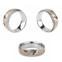 Brown Hawaii Tiare and Shell Lei Classic Ring Hawaiian Palaka Luxury Vibes LT14 - Polynesian Pride
