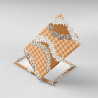 Orange Hawaii Tiare and Shell Lei Canvas Wall Art Hawaiian Palaka Luxury Vibes LT14 With Frame Orange - Polynesian Pride