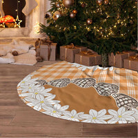 Orange Hawaii Tiare and Shell Lei Tree Skirt Hawaiian Palaka Luxury Vibes LT14 - Polynesian Pride