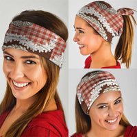 Red Hawaii Tiare and Shell Lei Neck Gaiter Hawaiian Palaka Luxury Vibes LT14 - Polynesian Pride