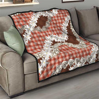 Red Hawaii Tiare and Shell Lei Quilt Hawaiian Palaka Luxury Vibes - Polynesian Pride