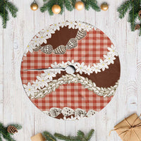 Red Hawaii Tiare and Shell Lei Tree Skirt Hawaiian Palaka Luxury Vibes LT14 Casual Red - Polynesian Pride