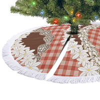 Red Hawaii Tiare and Shell Lei Tree Skirt Hawaiian Palaka Luxury Vibes LT14 - Polynesian Pride