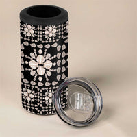 Aloha Hawaii Shell Quilt 4 in 1 Can Cooler Tumbler Seamless Style - Polynesian Pride