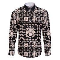 Aloha Hawaii Shell Quilt Family Matching Mermaid Dress and Hawaiian Shirt Seamless Style - Polynesian Pride