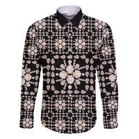 Aloha Hawaii Shell Quilt Family Matching Puletasi and Hawaiian Shirt Seamless Style - Polynesian Pride