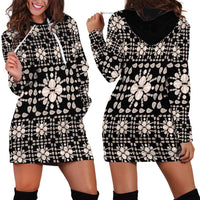 Aloha Hawaii Shell Quilt Hoodie Dress Seamless Style - Polynesian Pride