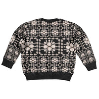 Aloha Hawaii Shell Quilt Kid Ugly Christmas Sweater Seamless Style - Polynesian Pride