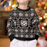 Aloha Hawaii Shell Quilt Kid Ugly Christmas Sweater Seamless Style - Polynesian Pride