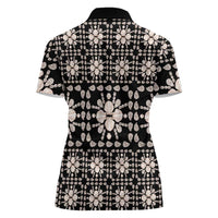 Aloha Hawaii Shell Quilt Women Polo Shirt Seamless Style LT14 - Polynesian Pride