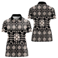 Aloha Hawaii Shell Quilt Women Polo Shirt Seamless Style LT14 - Polynesian Pride