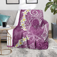Pink Polynesian Tribal Frangipani Tropical Vibe Blanket LT14 - Polynesian Pride
