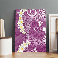 Pink Polynesian Tribal Frangipani Tropical Vibe Canvas Wall Art LT14 - Polynesian Pride