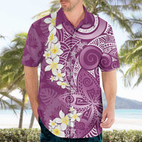 Pink Polynesian Tribal Frangipani Tropical Vibe Hawaiian Shirt LT14 - Polynesian Pride