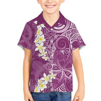 Pink Polynesian Tribal Frangipani Tropical Vibe Hawaiian Shirt LT14 - Polynesian Pride