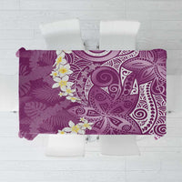 Pink Polynesian Tribal Frangipani Tropical Vibe Tablecloth LT14 Pink - Polynesian Pride