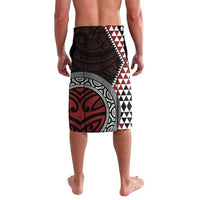 Red Aotearoa Niho Taniwha Lavalava Maori Mythology Tooth - Taniko Motifs LT14 - Polynesian Pride