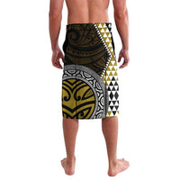 Yellow Aotearoa Niho Taniwha Lavalava Maori Mythology Tooth - Taniko Motifs LT14 - Polynesian Pride