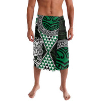 Green Aotearoa Niho Taniwha Lavalava Maori Mythology Tooth - Taniko Motifs LT14 Green - Polynesian Pride