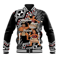 Aotearoa Kapa Haka Baseball Jacket 2025 Festival - Traditional Maori Dance LT14 Unisex Black - Polynesian Pride