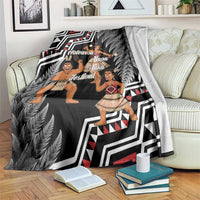 Aotearoa Kapa Haka Blanket 2025 Festival - Traditional Maori Dance LT14 Black - Polynesian Pride