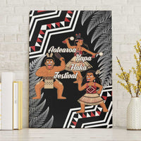 Aotearoa Kapa Haka Canvas Wall Art 2025 Festival - Traditional Maori Dance LT14 Without Frame Black - Polynesian Pride