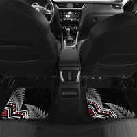 Aotearoa Kapa Haka Car Mats 2025 Festival - Traditional Maori Dance LT14 Set 2pcs - Back Black - Polynesian Pride