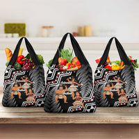 Aotearoa Kapa Haka Grocery Bag 2025 Festival - Traditional Maori Dance LT14 3-pack One Size Black - Polynesian Pride